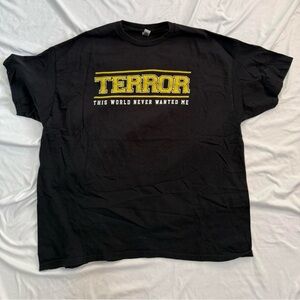 Terror Los Angeles Hardcore 2018 This World Never Wanted Me Men’s XXL Shirt